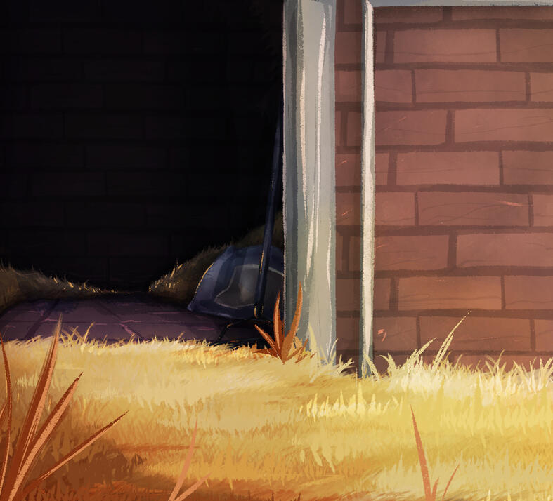 Part of the background for my part in You Can't Hide (for FISHSOCKS)